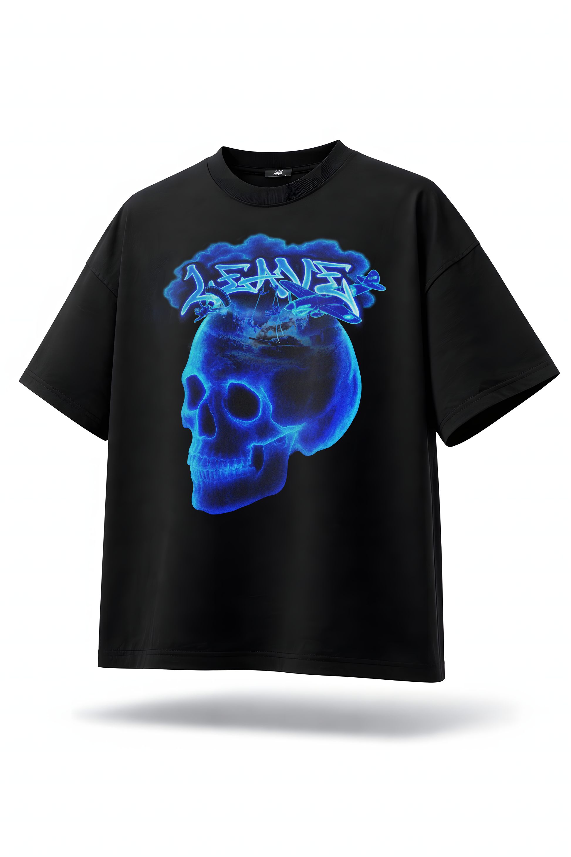 Tee Boxy Skull X-Rays LEAVEWORLDWIDE