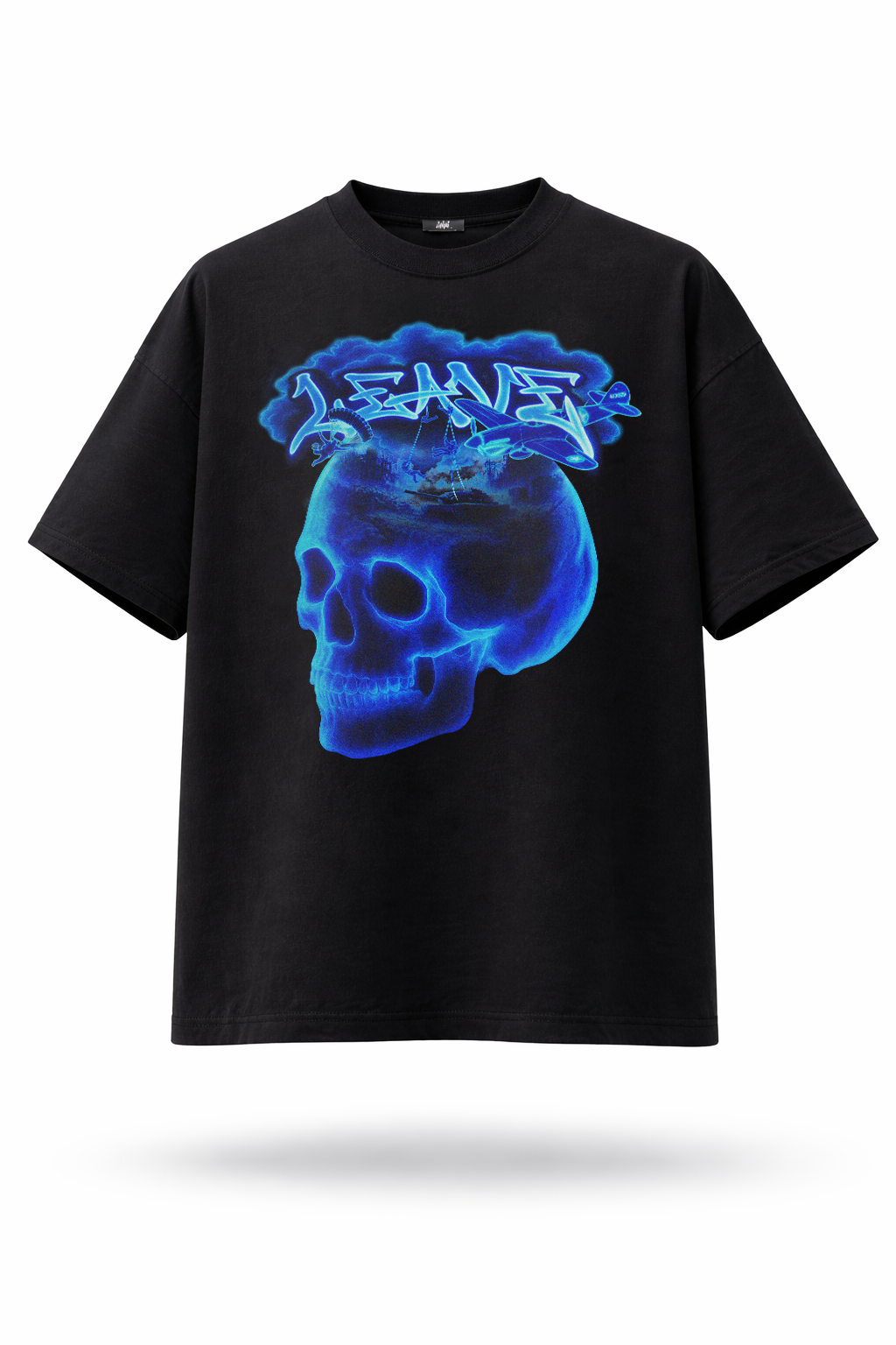 Tee Boxy Skull X-Rays LEAVEWORLDWIDE