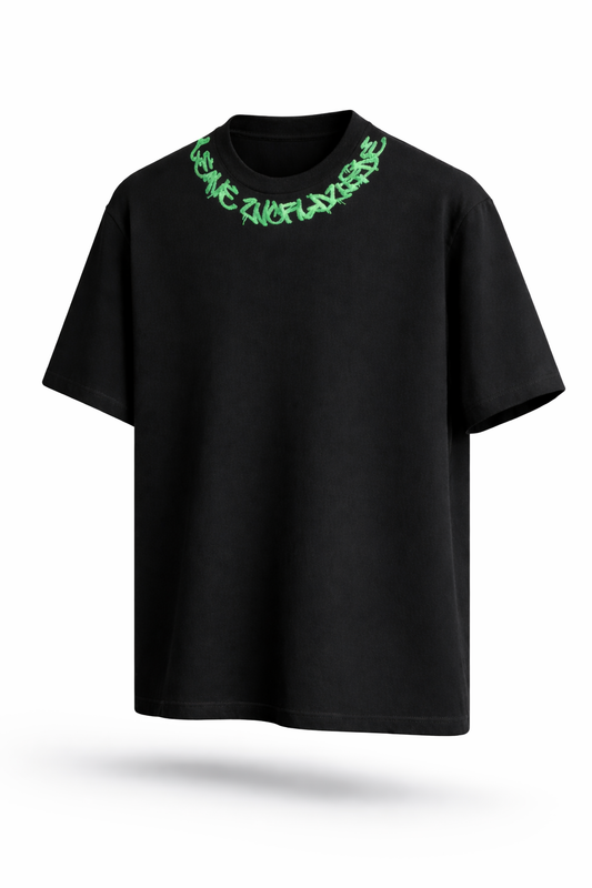 Tee Oversize Graffito Ricamo