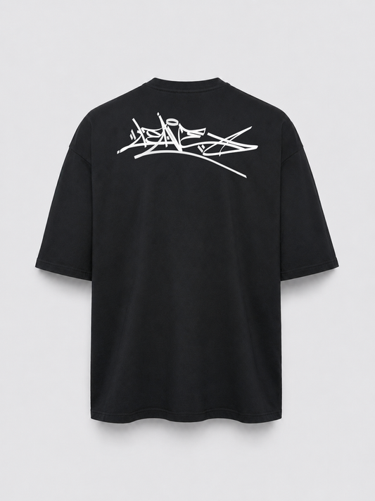 T-shirt Boxy Back logo