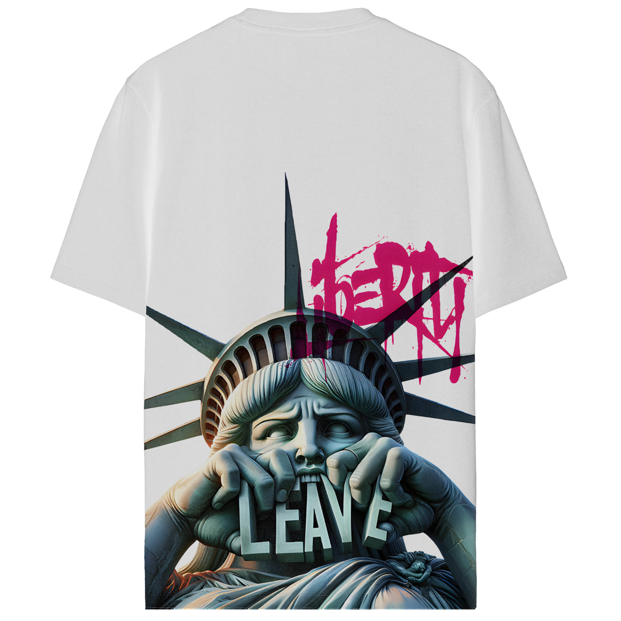 T-SHIRT NYC- STATUE OF LIBERTY ENJOY YOUR MEAL