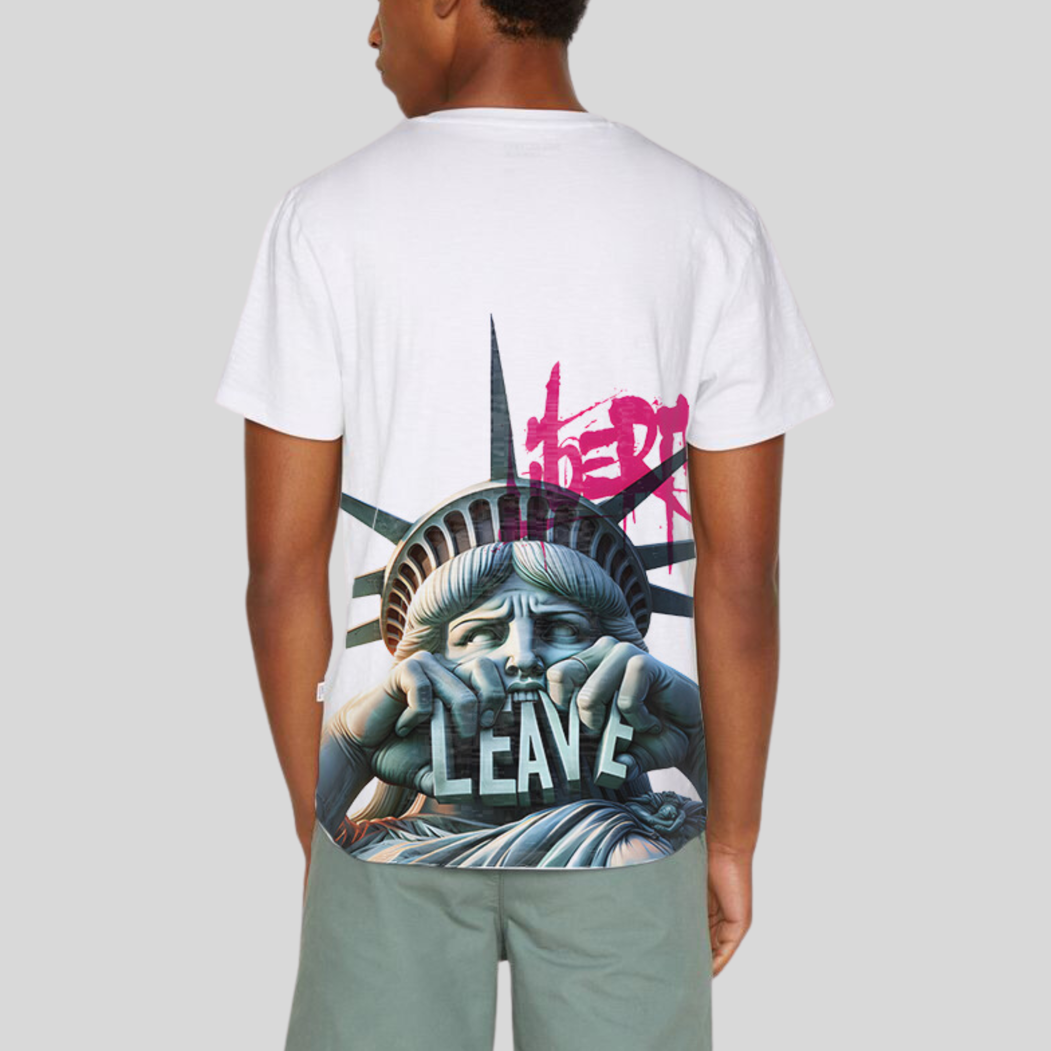 T-SHIRT NYC- STATUE OF LIBERTY ENJOY YOUR MEAL