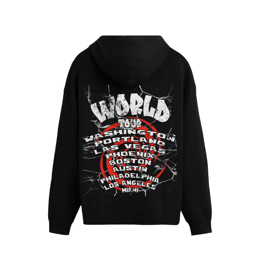 HOODIE - WORLD TOUR FROM U.S.A CITIES