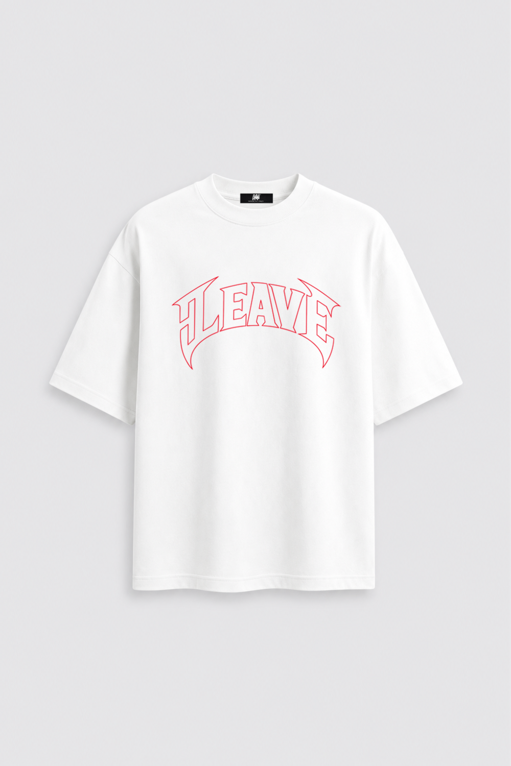 T-shirt Gothic Leave White