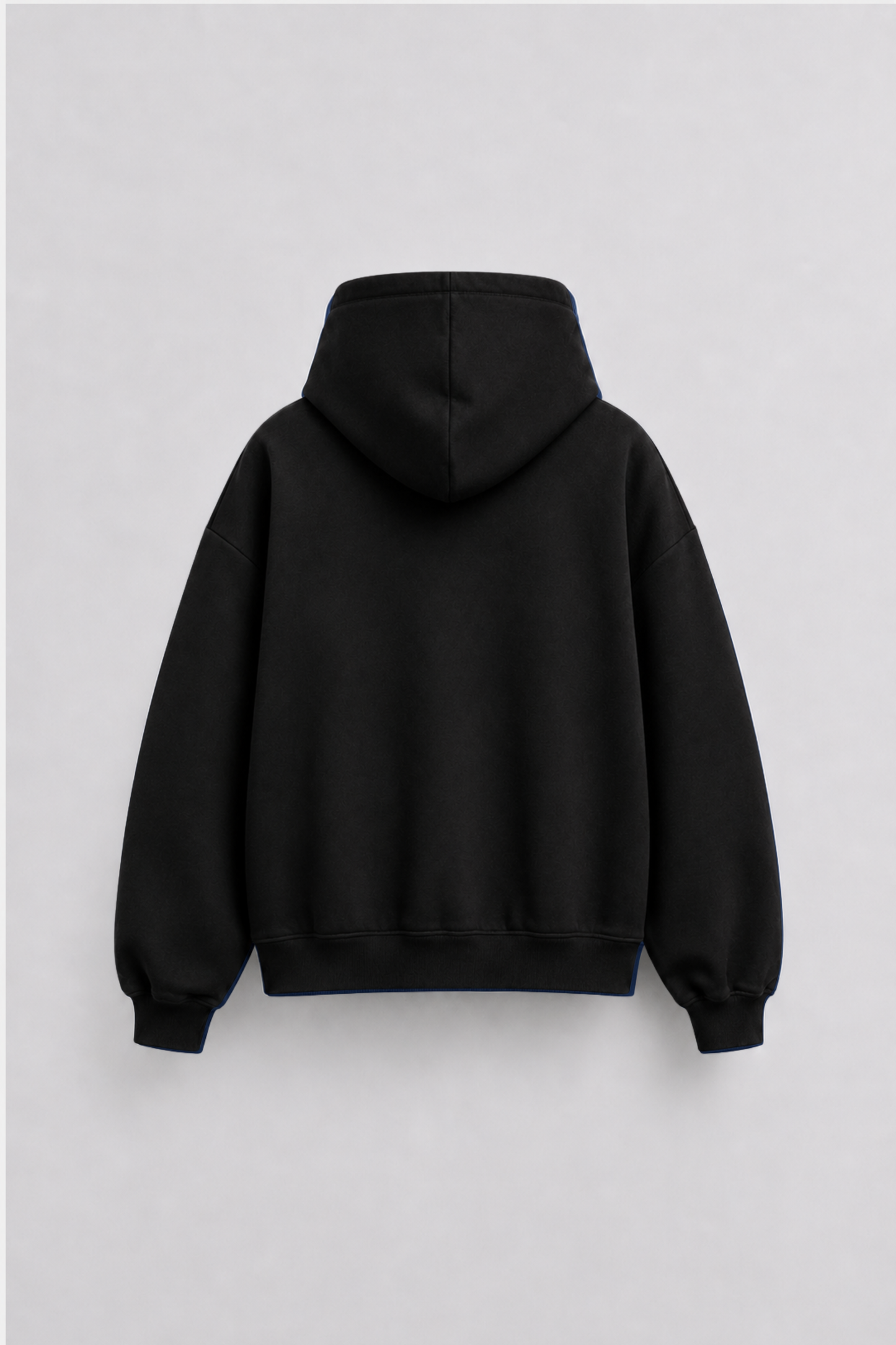 Zip Hoodie Boxy Leave