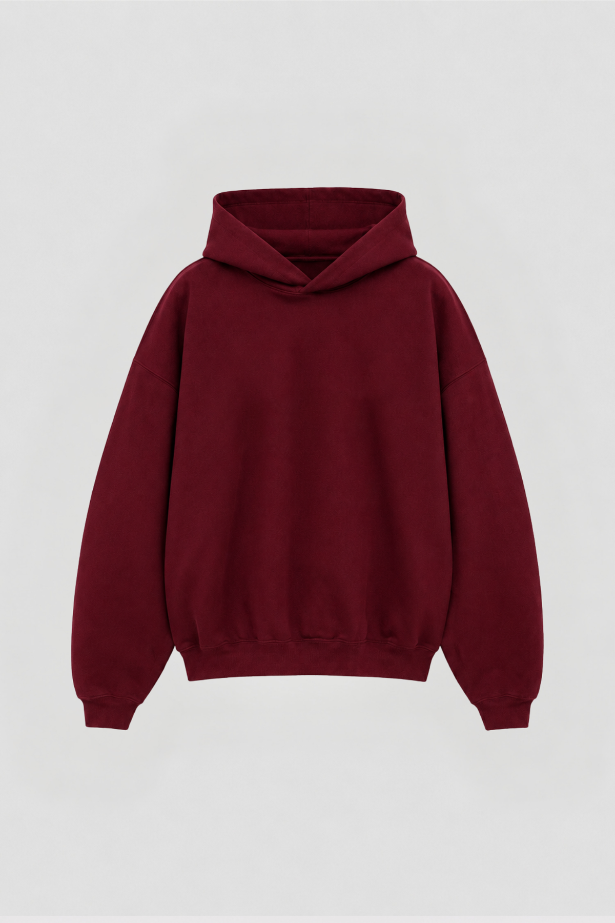Sudadera con capucha ancha básica