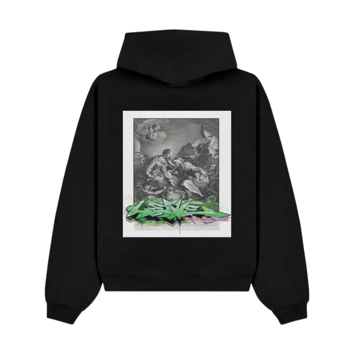 HOODIE BOXY FIT MADONNA CON BAMBINO