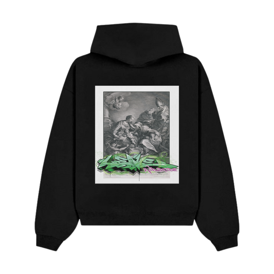 HOODIE BOXY FIT MADONNA CON BAMBINO