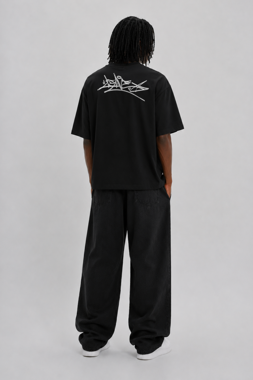 T-shirt Boxy Back logo