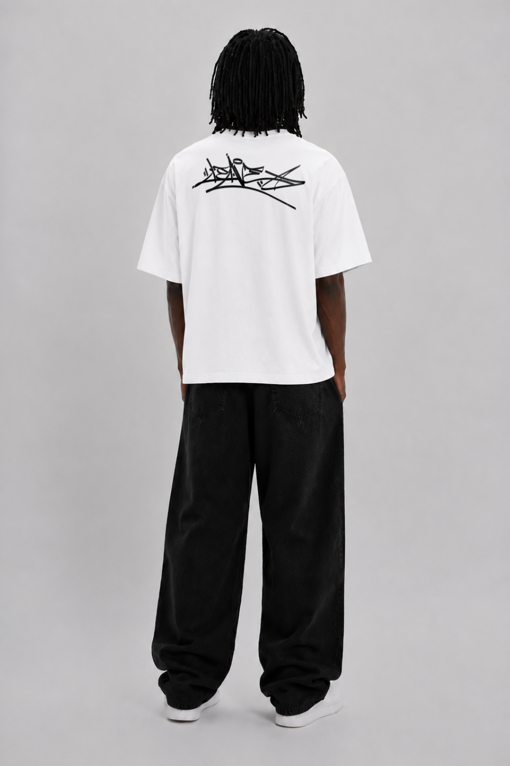 T-shirt Boxy Back logo