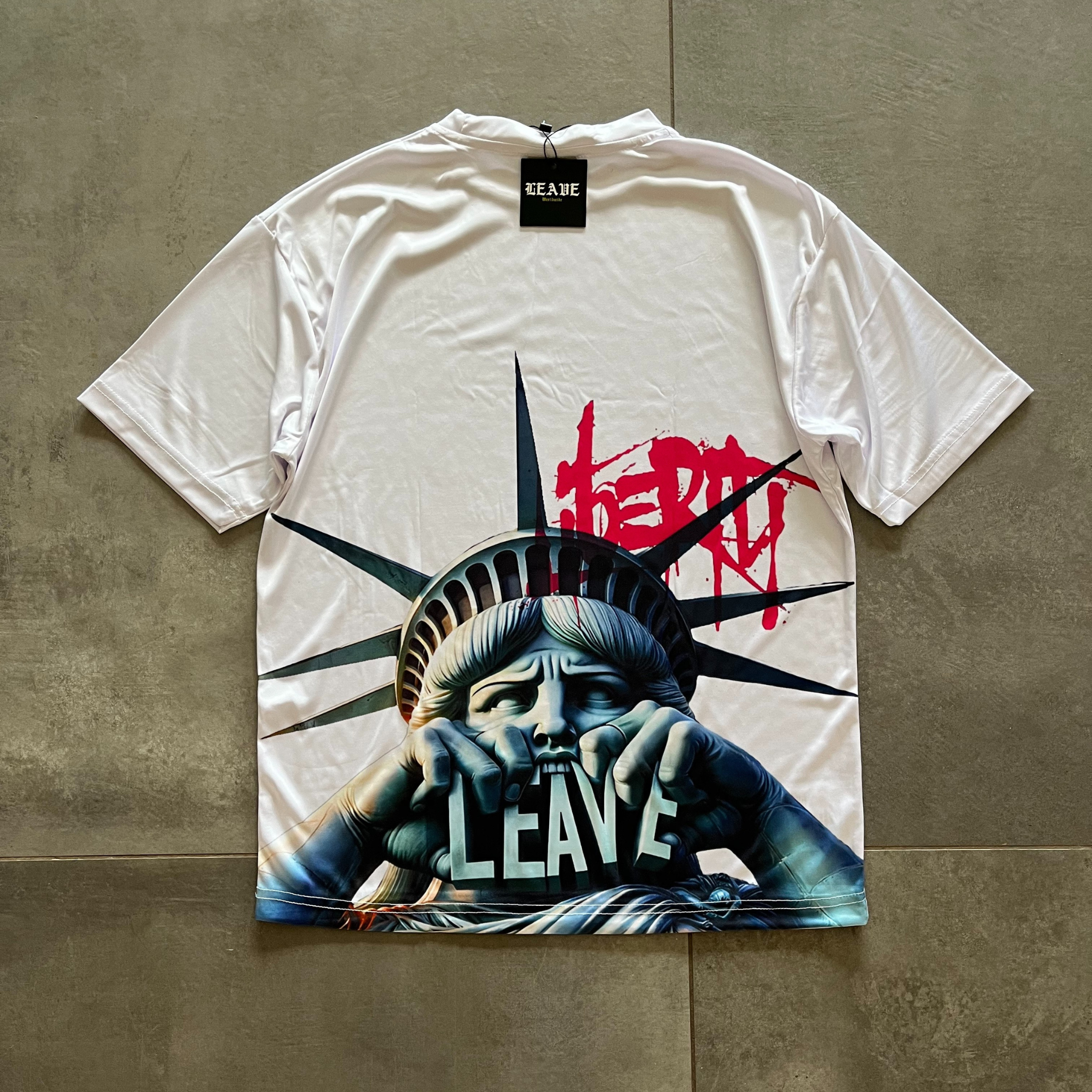 T-SHIRT NYC- STATUE OF LIBERTY ENJOY YOUR MEAL