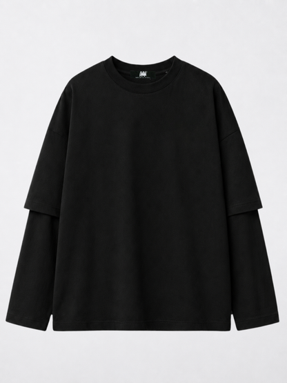 Double Long Sleeves Basic Leave