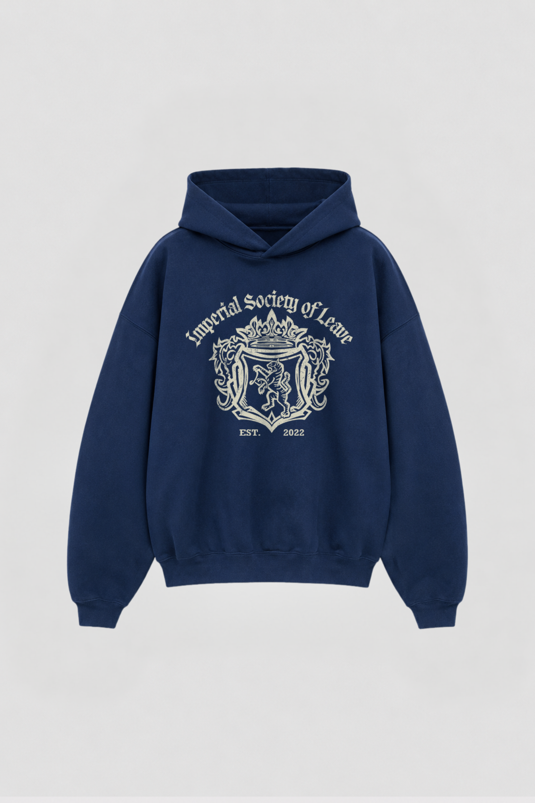 Hoodie Boxy Campus Navy
