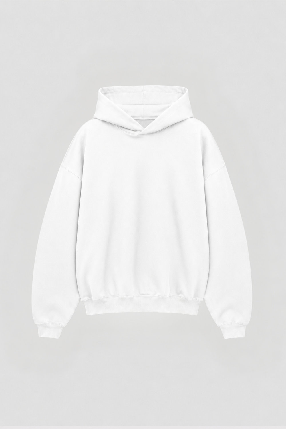 Hoodie Boxy Blanks White