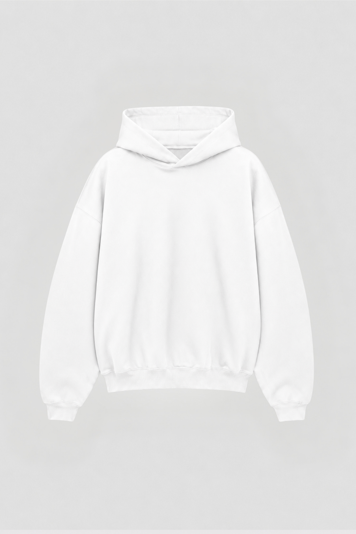 Hoodie Boxy Blanks White