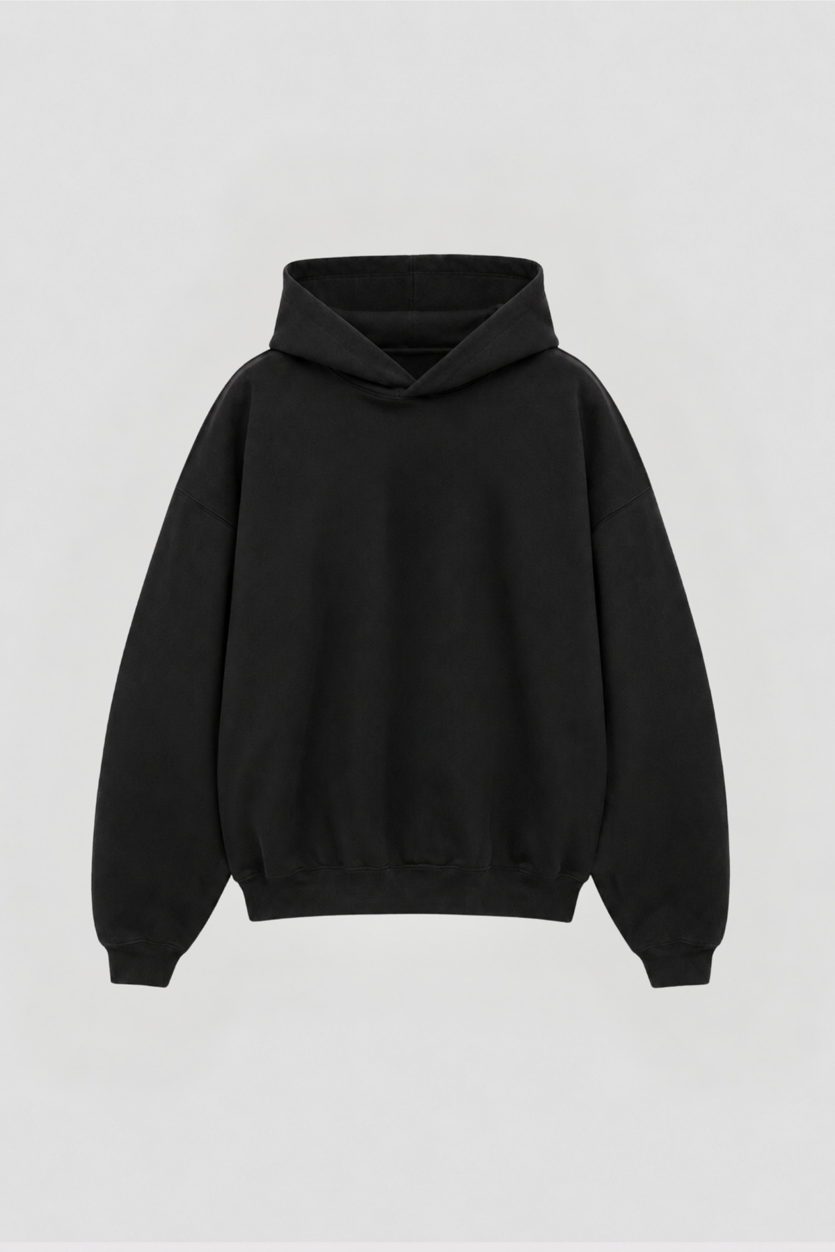 Sudadera con capucha ancha básica