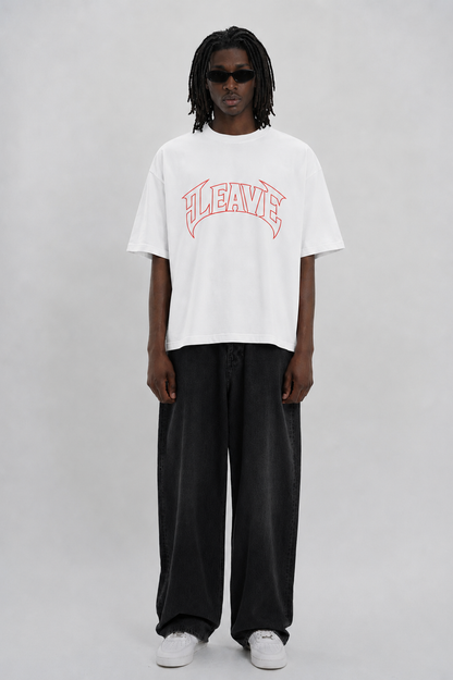 T-shirt Gothic Leave White