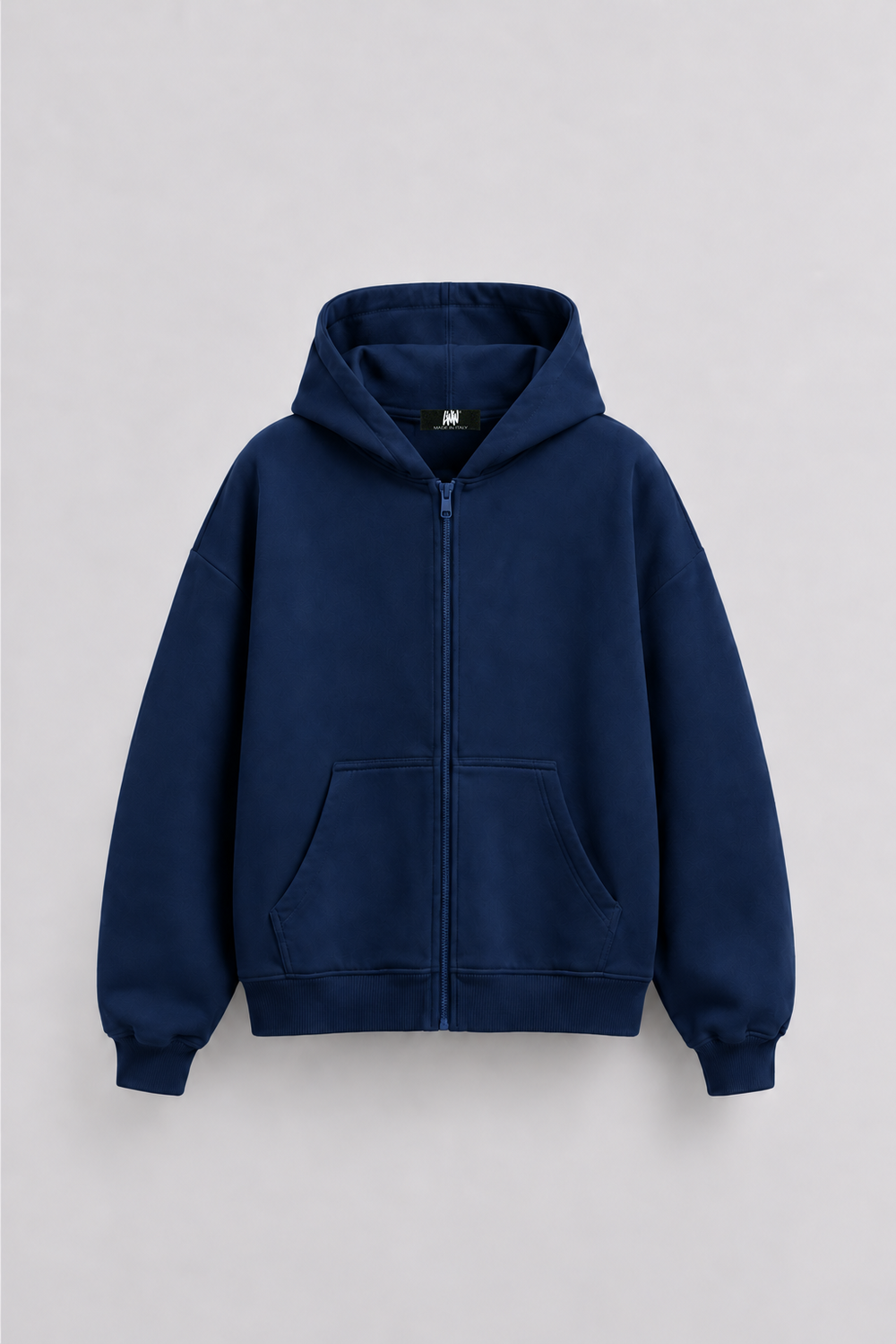 Zip-Hoodie Boxy Blanks